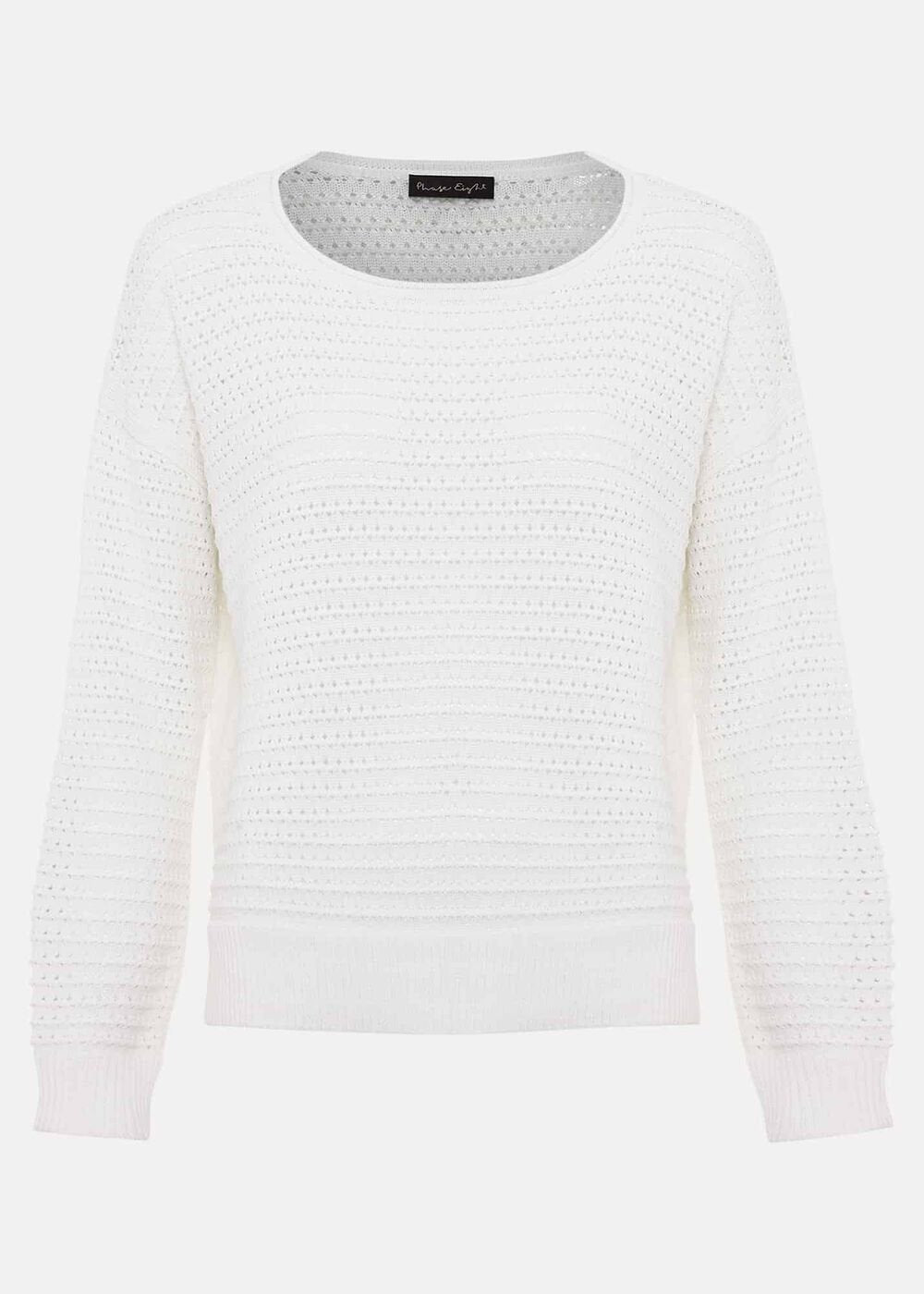 Annie Textured Jumper - Ivory