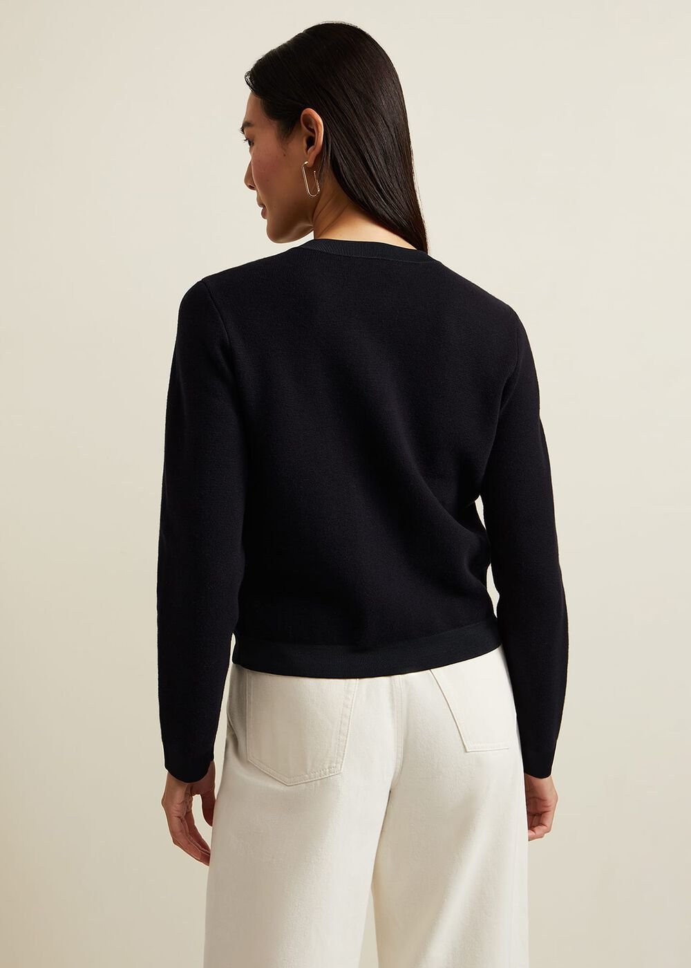 Libby Knitted Jacket - Navy