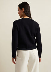 Libby Knitted Jacket - Navy