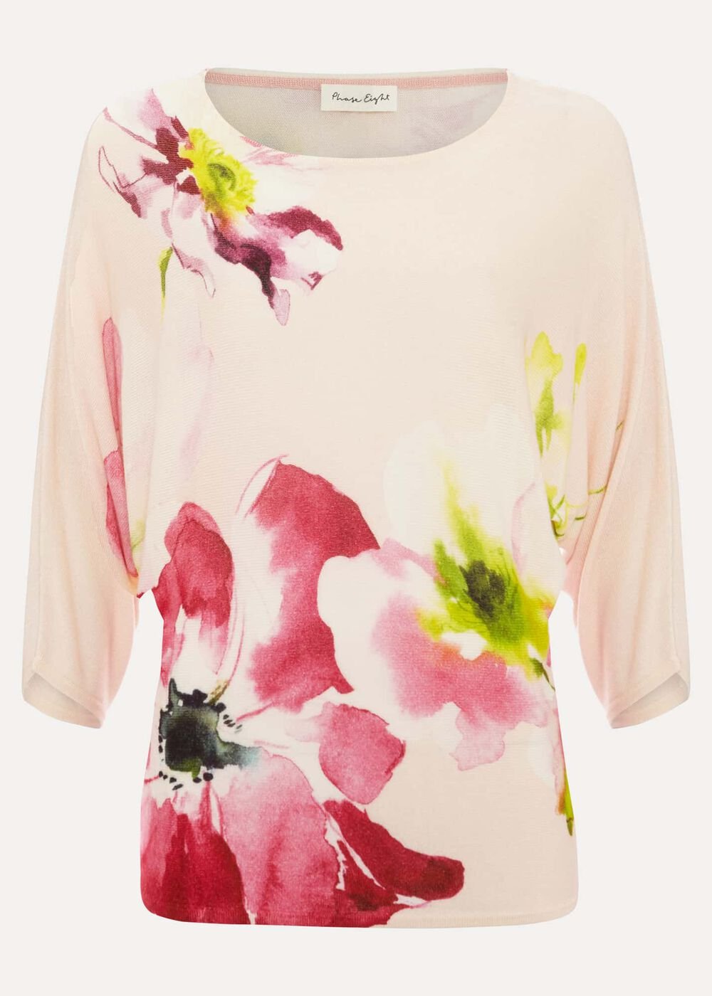 Erika Floral Placement Jumper - Multi-Coloured