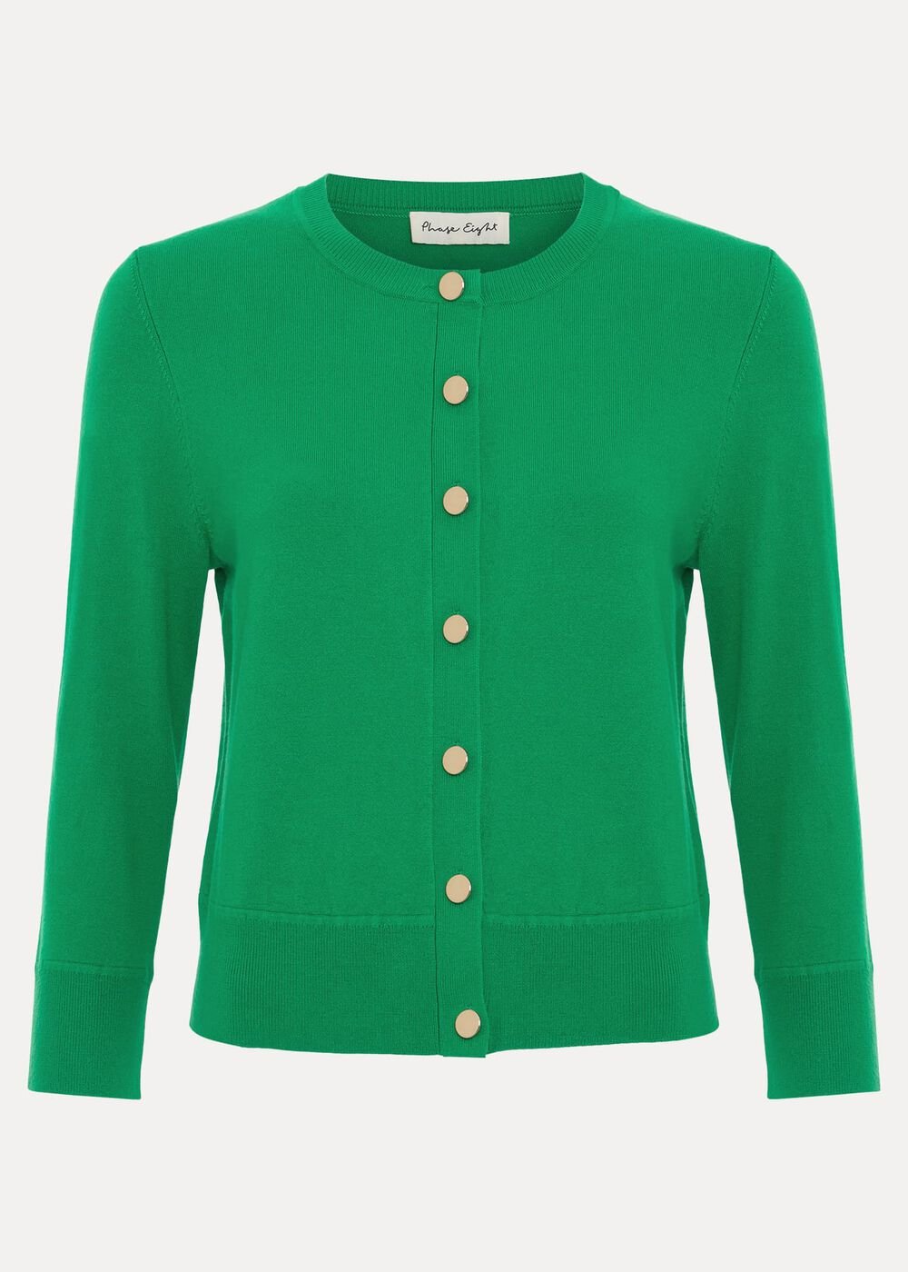 Robin Button Through Cardigan - Green