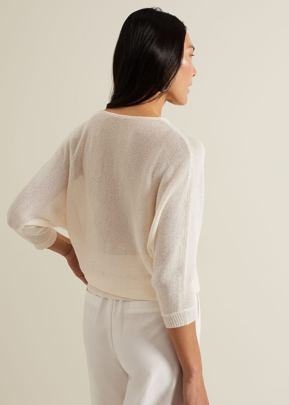 Malti Metallic Knit - Ivory