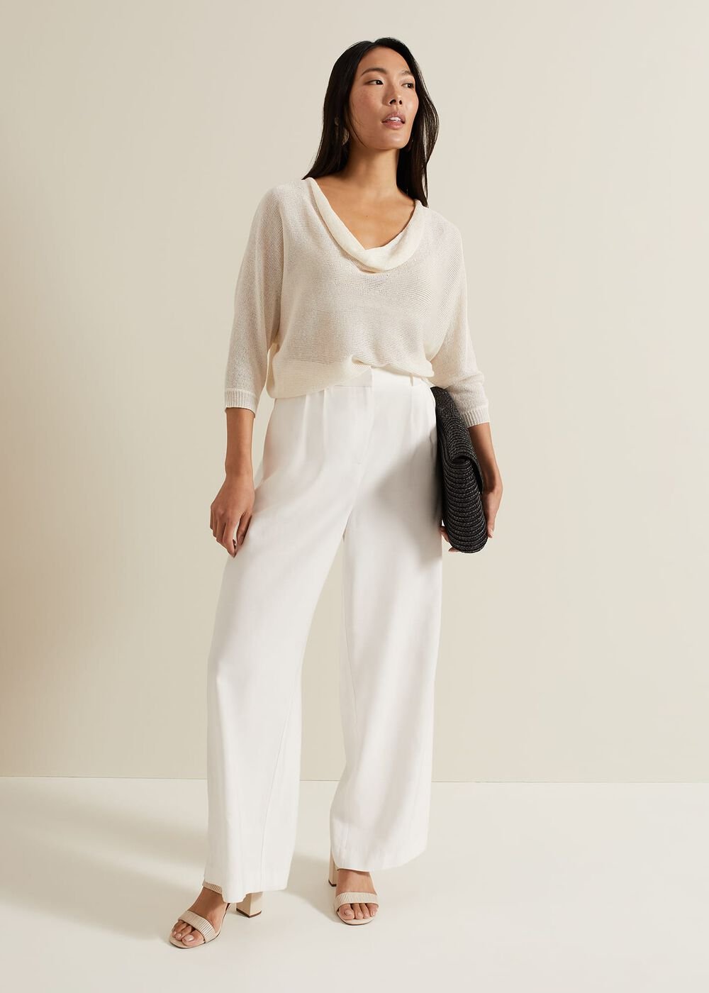 Malti Metallic Knit - Ivory