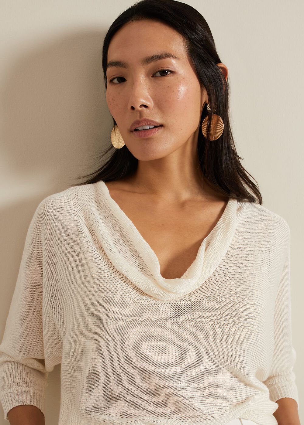 Malti Metallic Knit - Ivory