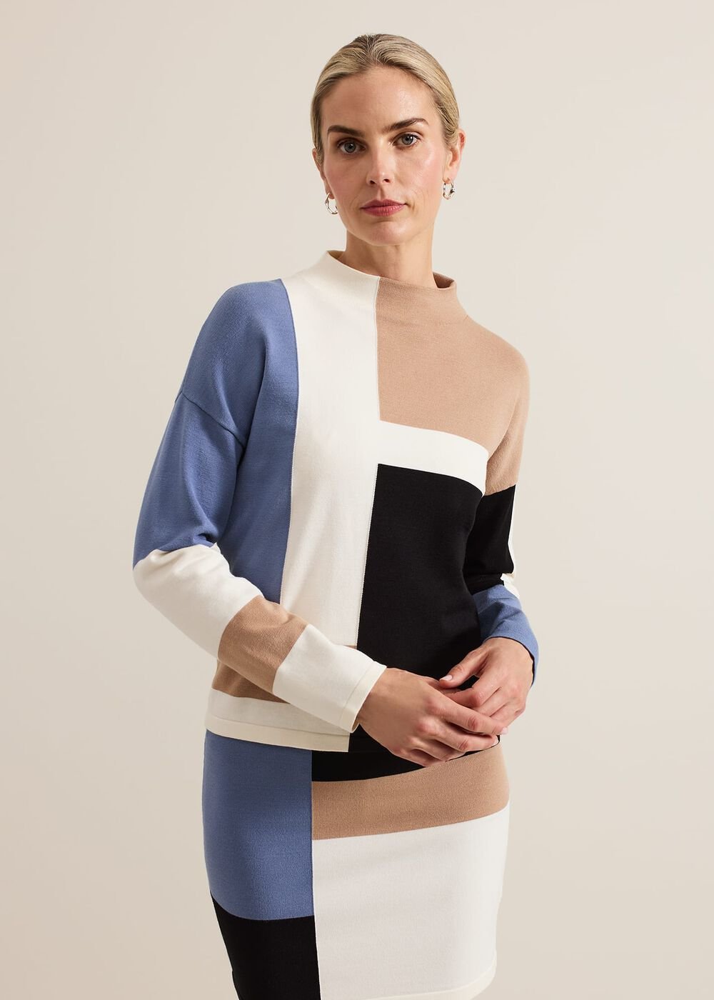 Kamila Colourblock Jumper - Multi-Coloured