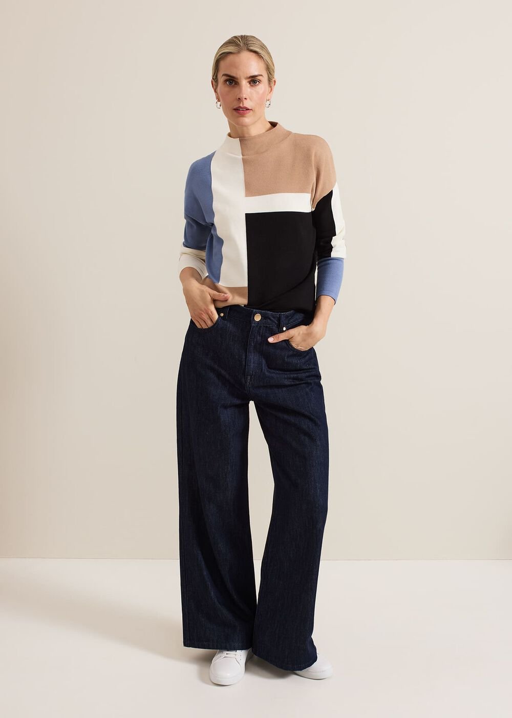 Kamila Colourblock Jumper - Multi-Coloured