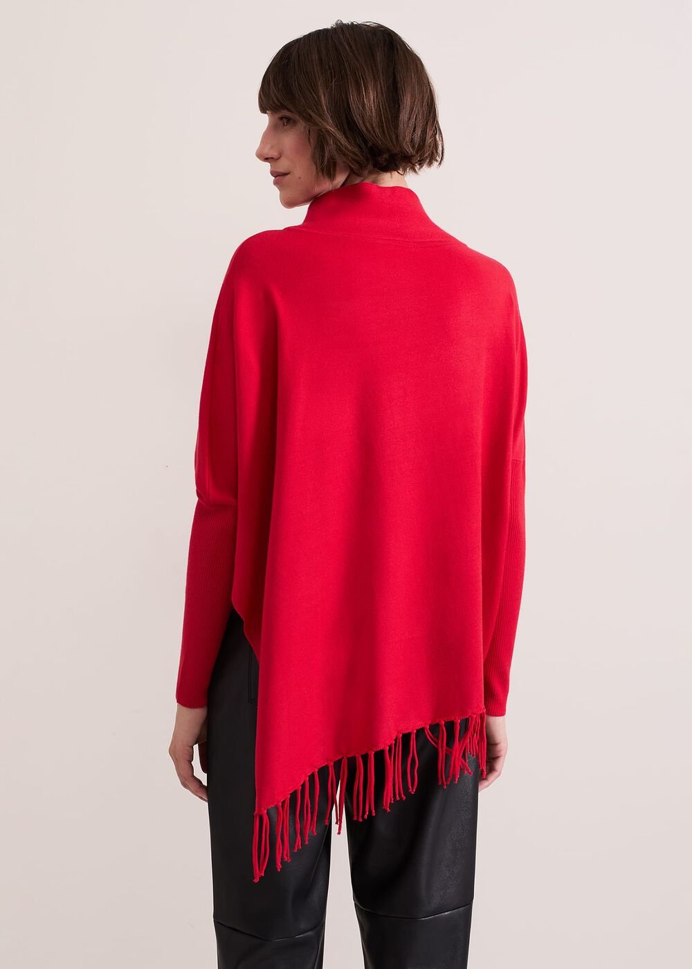 Athena Tassel Knit - Red