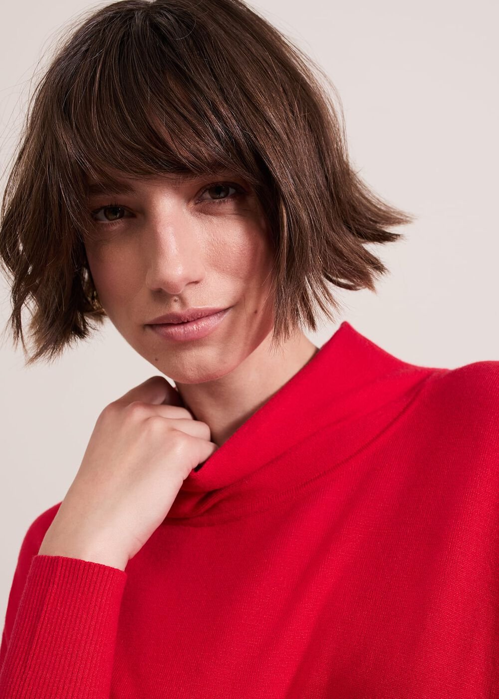 Athena Tassel Knit - Red