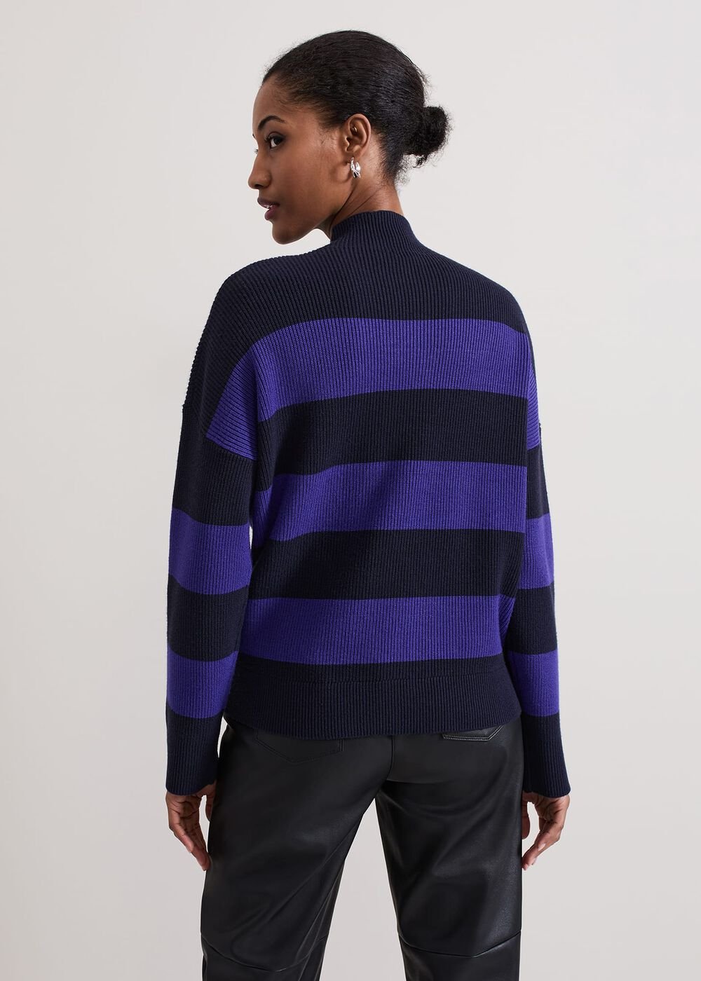 Sammi Stripe Jumper - Navy
