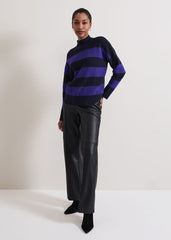 Sammi Stripe Jumper - Navy