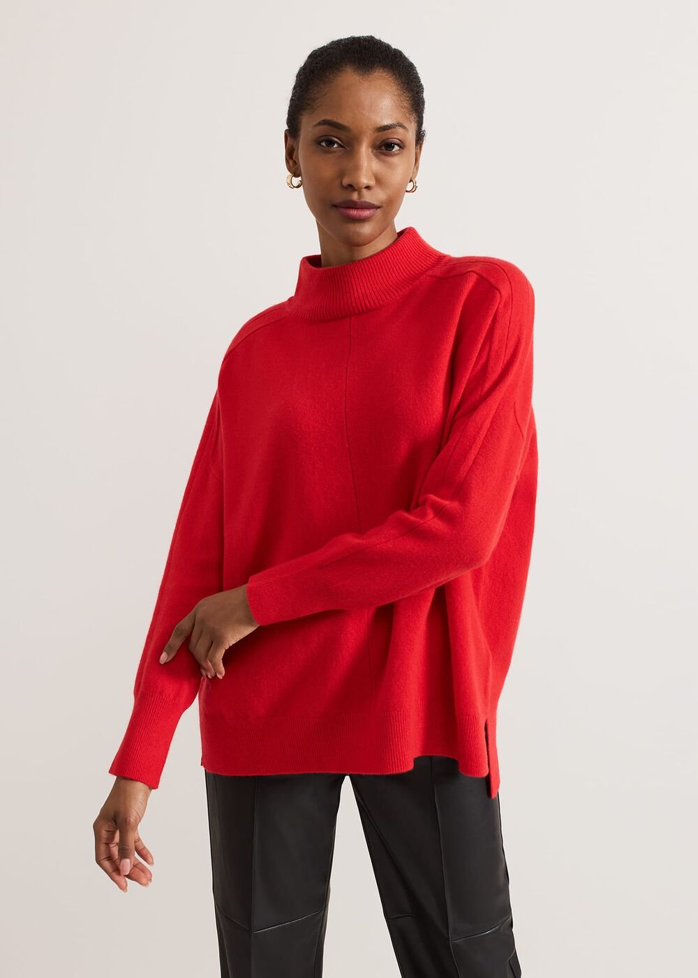 Alice Wool Cashmere Jumper - Red
