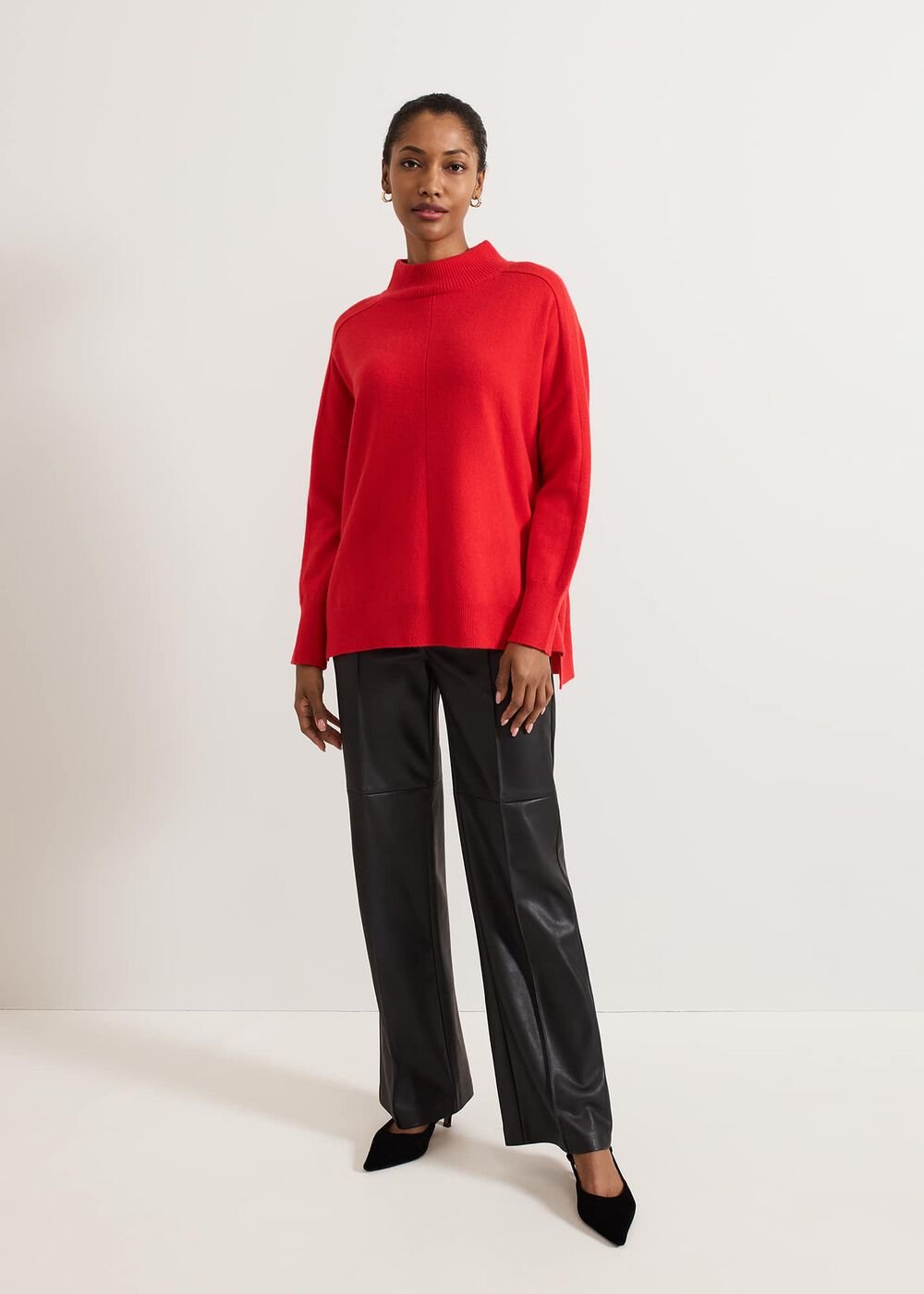 Alice Wool Cashmere Jumper - Red