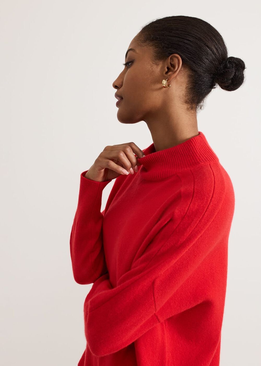 Alice Wool Cashmere Jumper - Red