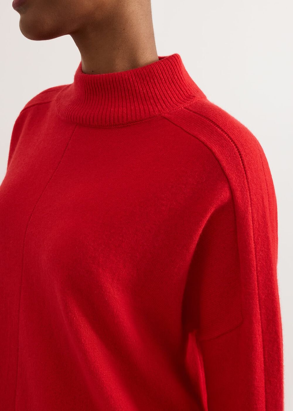 Alice Wool Cashmere Jumper - Red