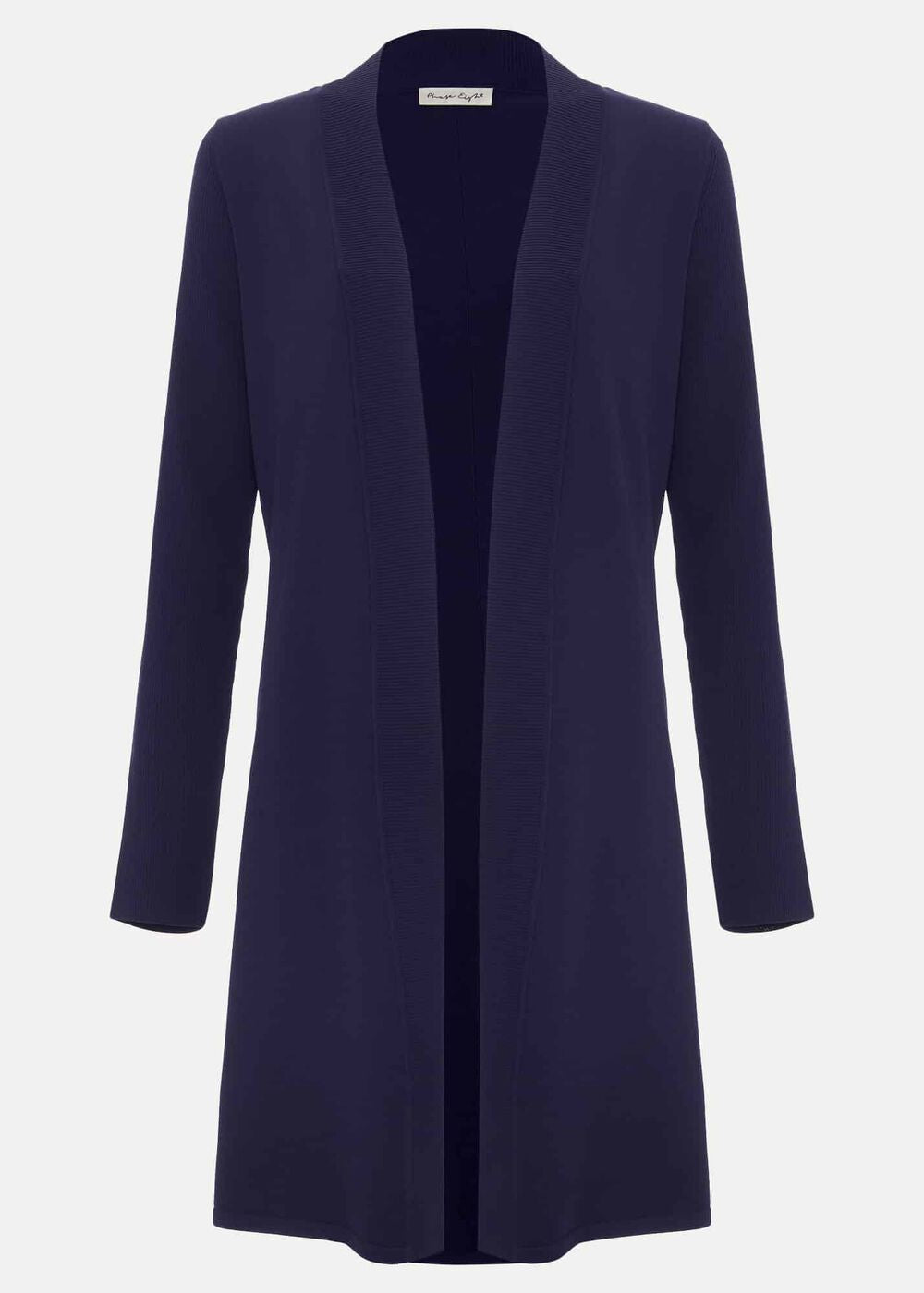 Lauren Longline Edge To Edge Cardigan - Navy