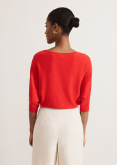 Cristine Knit Jumper - Red