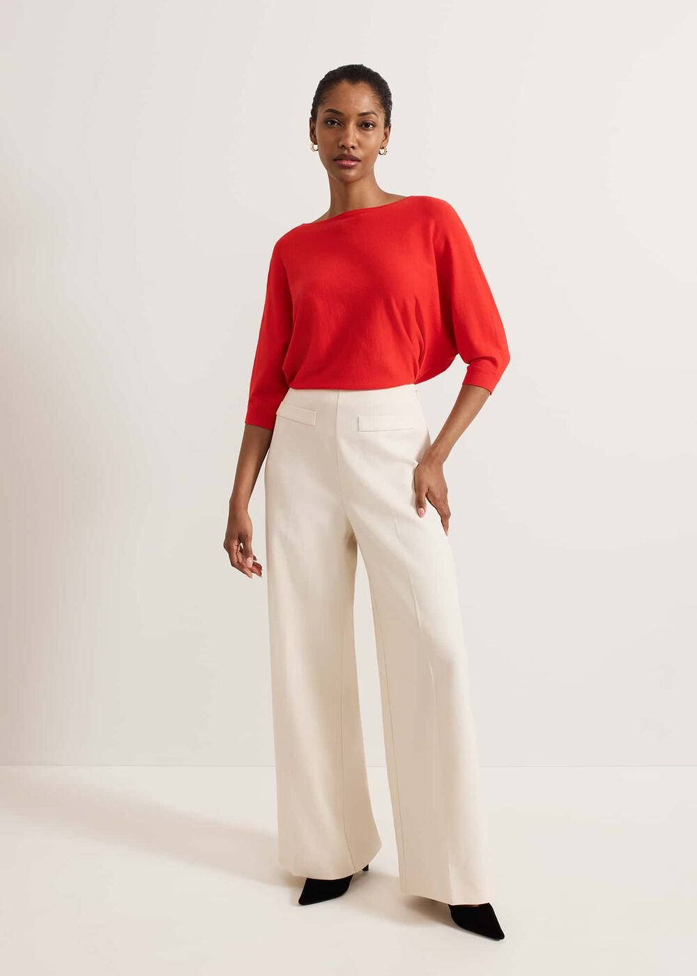 Cristine Knit Jumper - Red