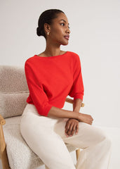 Cristine Knit Jumper - Red