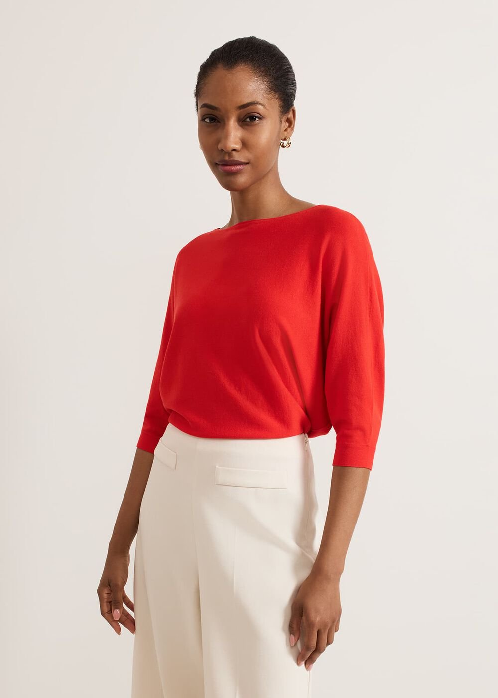 Cristine Knit Jumper - Red