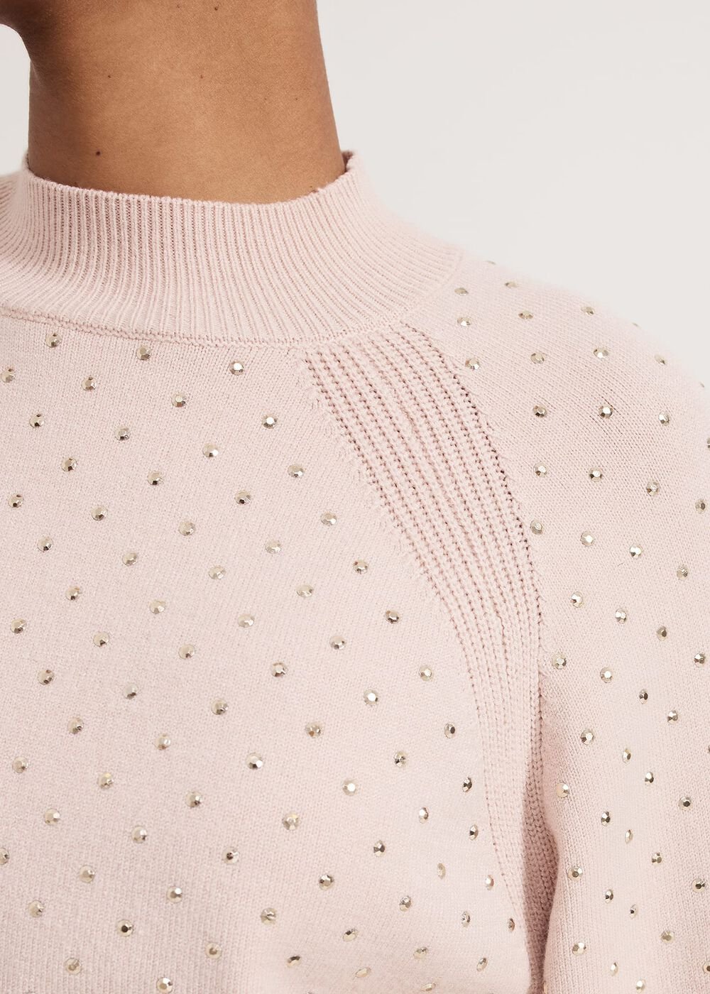 Tala Hotfix Knit Jumper - Pink
