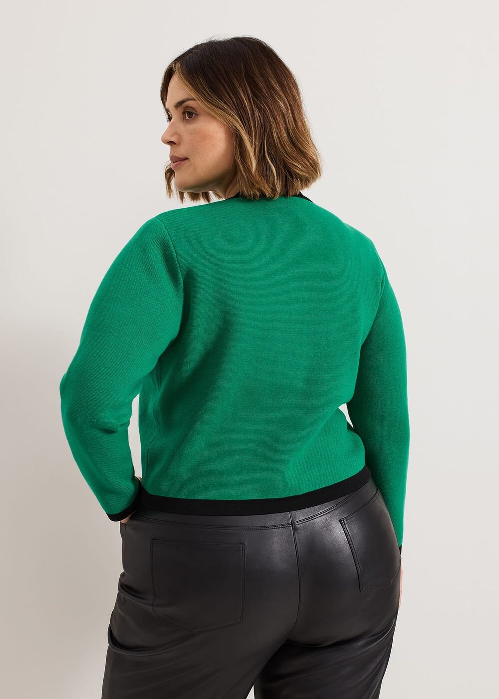 Taz Knitted Jacket - Green