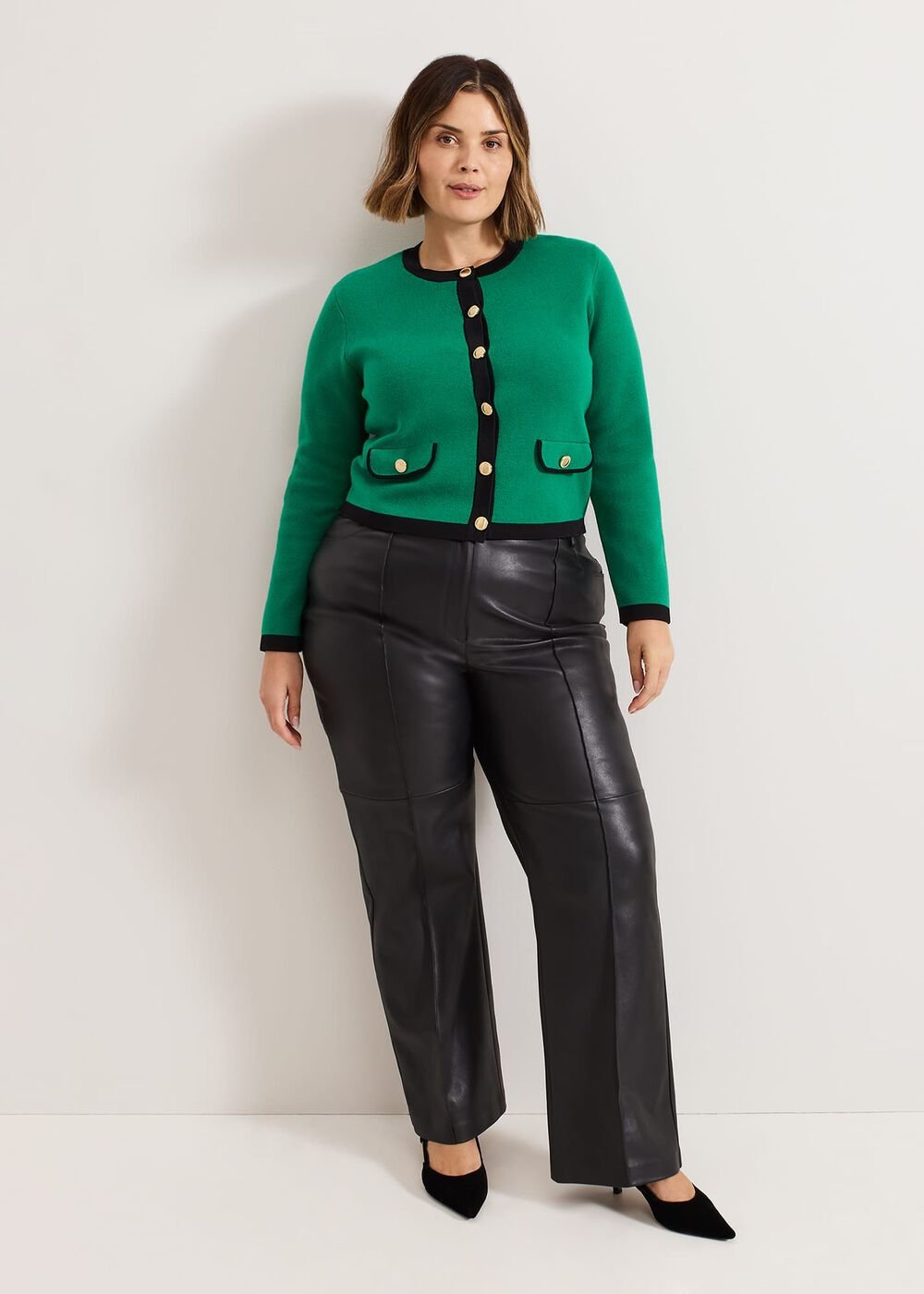 Taz Knitted Jacket - Green