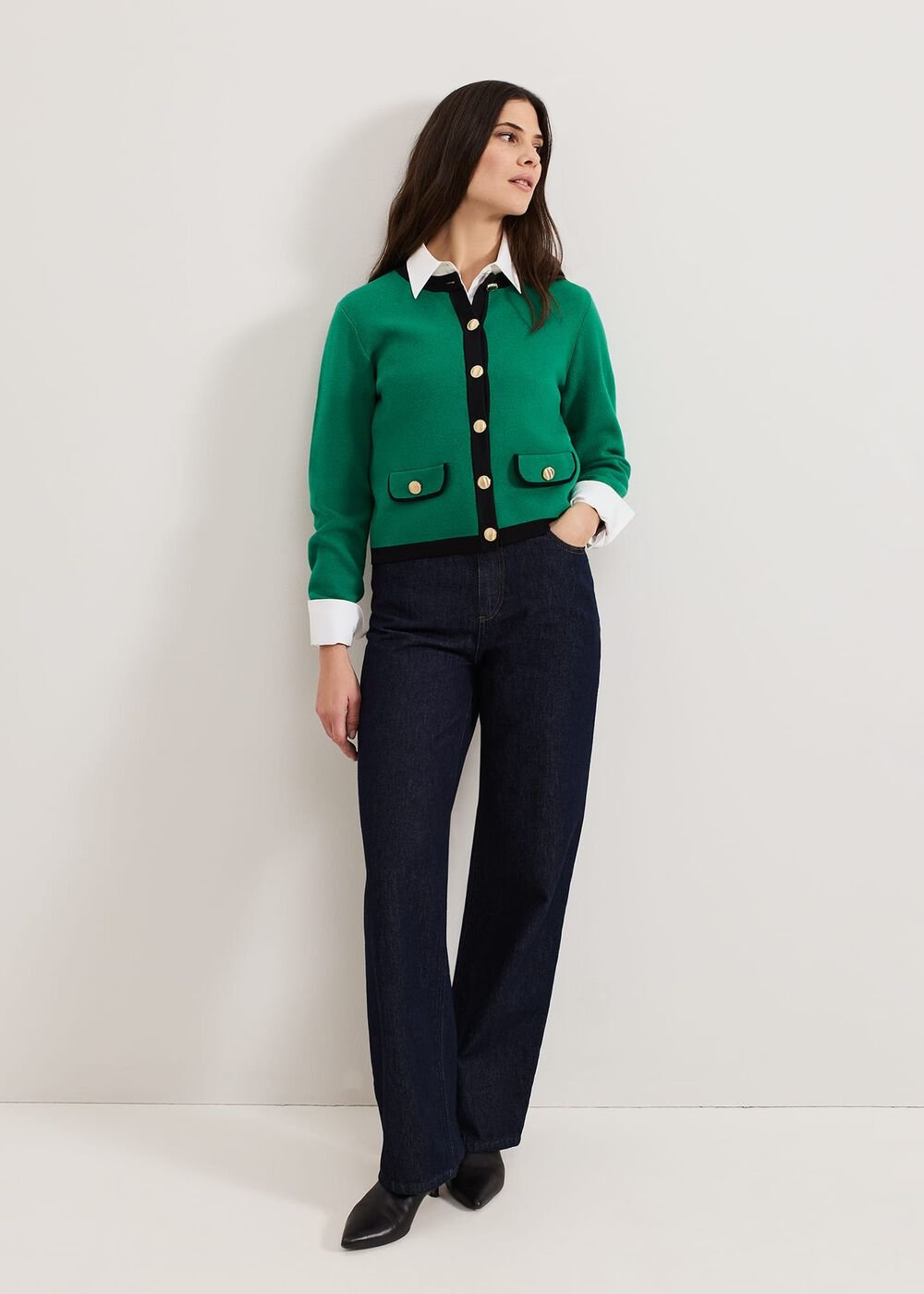Taz Knitted Jacket - Green