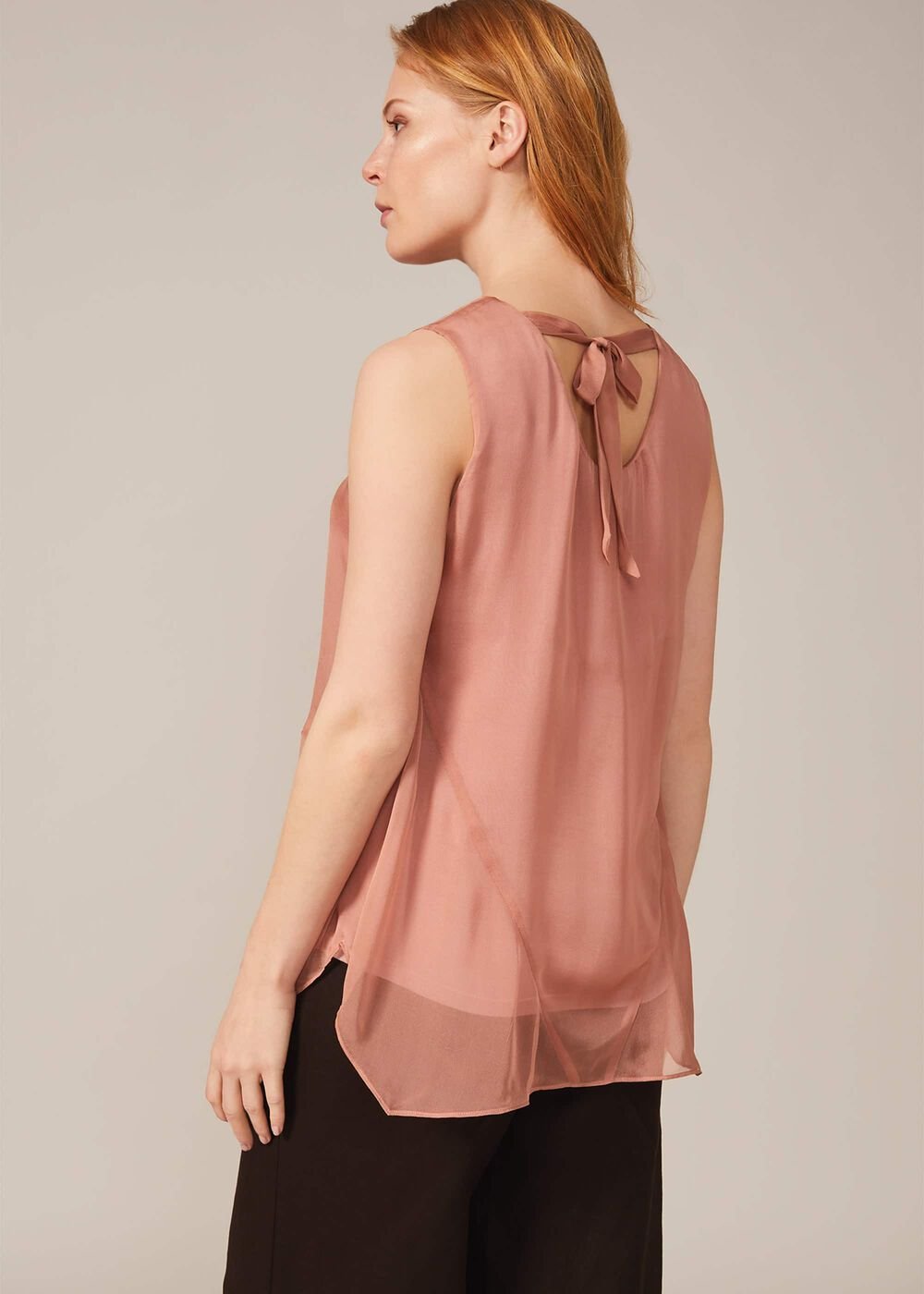 Leowa Silk Blouse - Blush