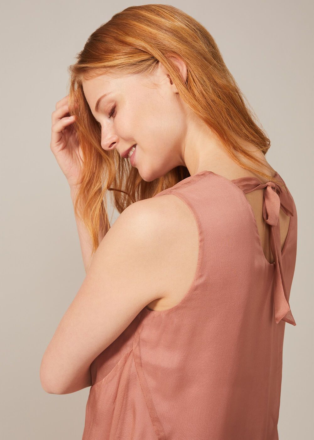 Leowa Silk Blouse - Blush