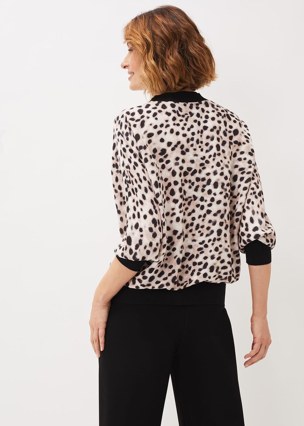 Calla Leopard Print Blouse - Multi-Coloured
