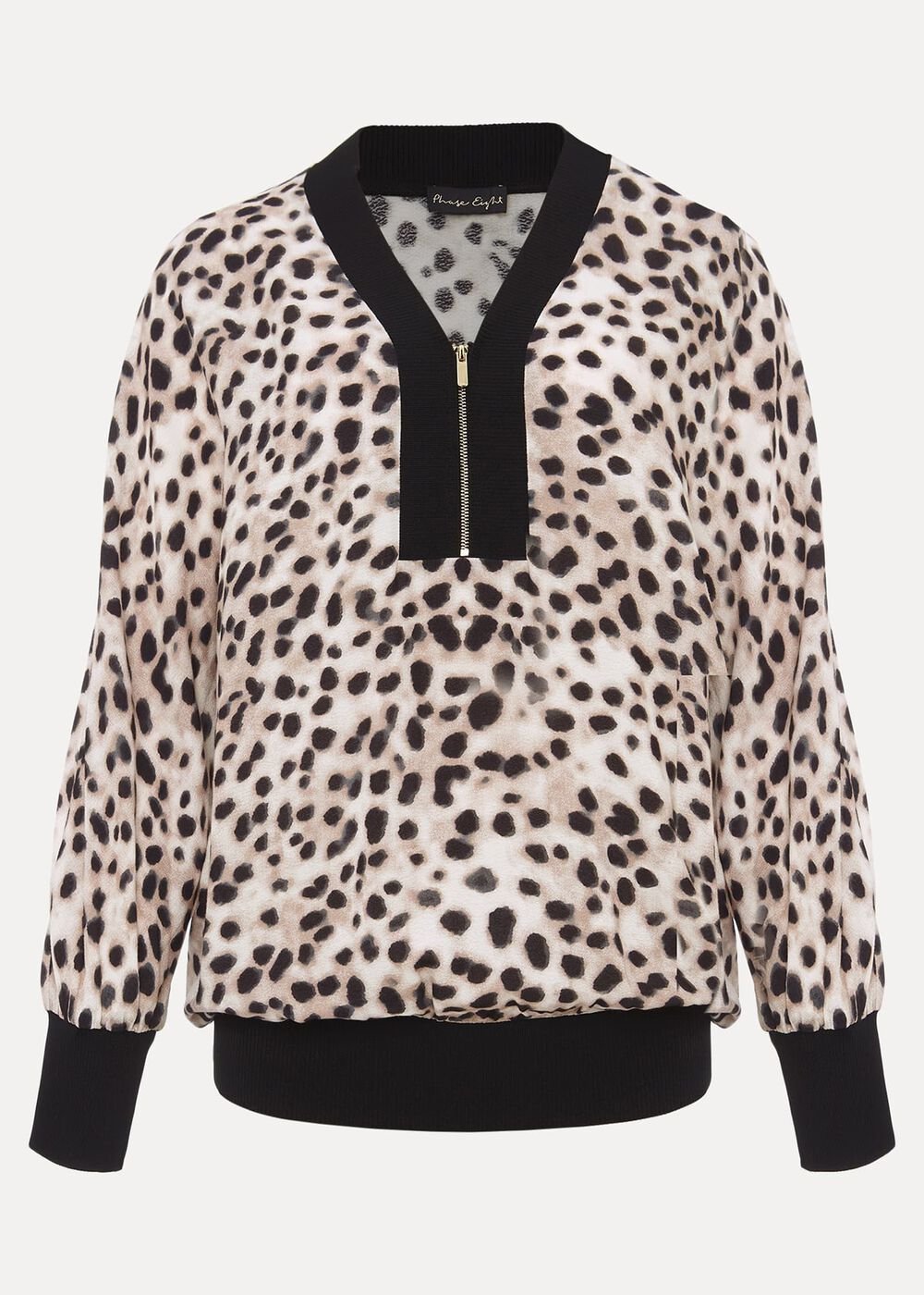 Calla Leopard Print Blouse - Multi-Coloured
