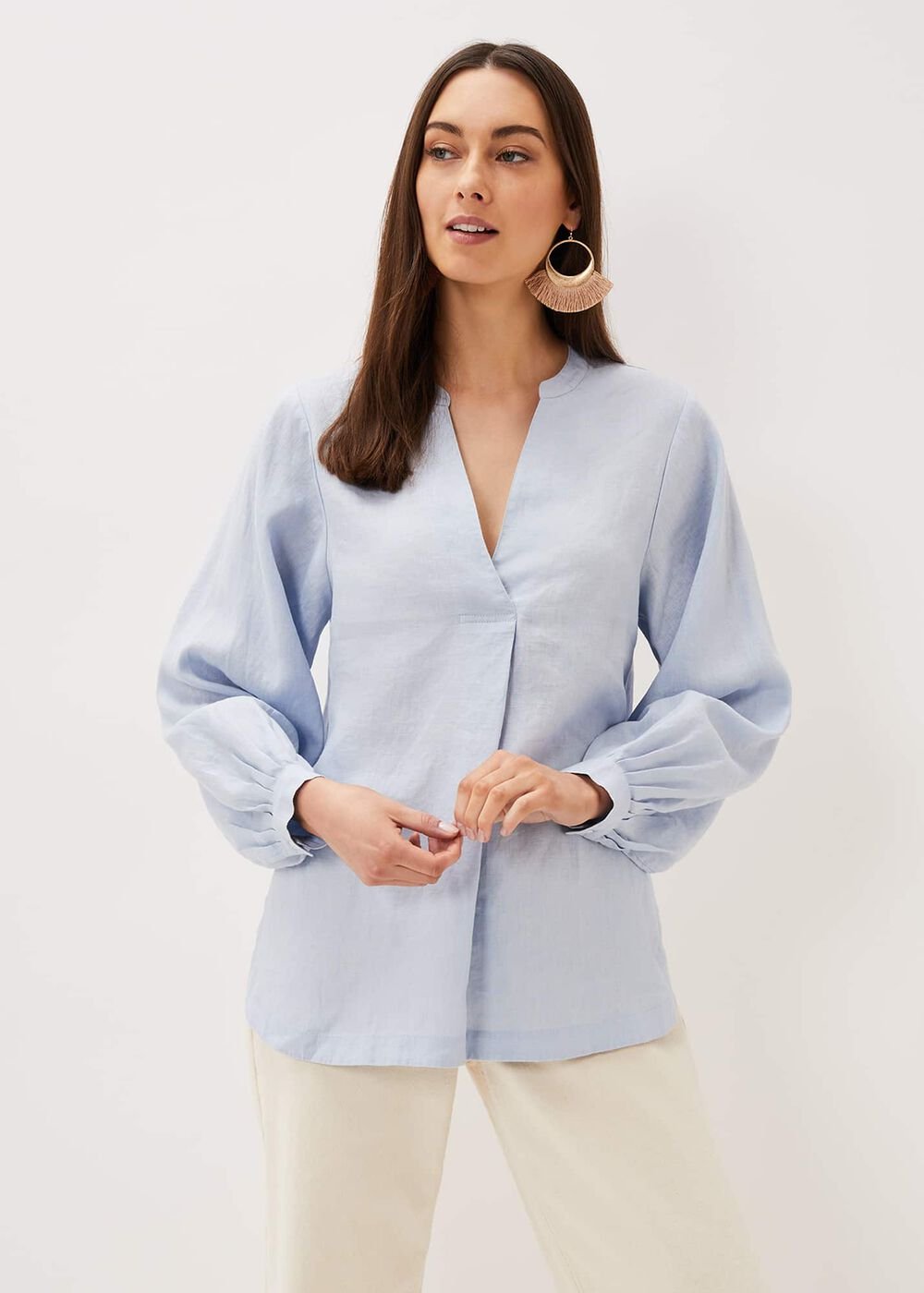 Emma Blouse - Soft Blue
