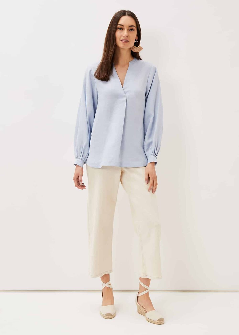 Emma Blouse - Soft Blue