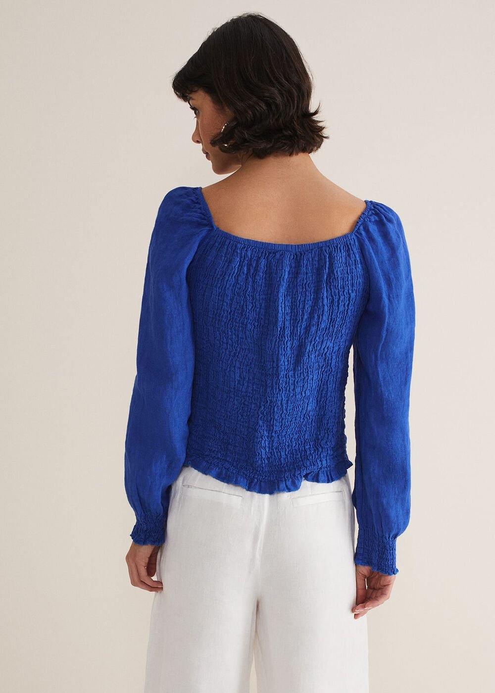 Esty Blue Blouse - Cobalt