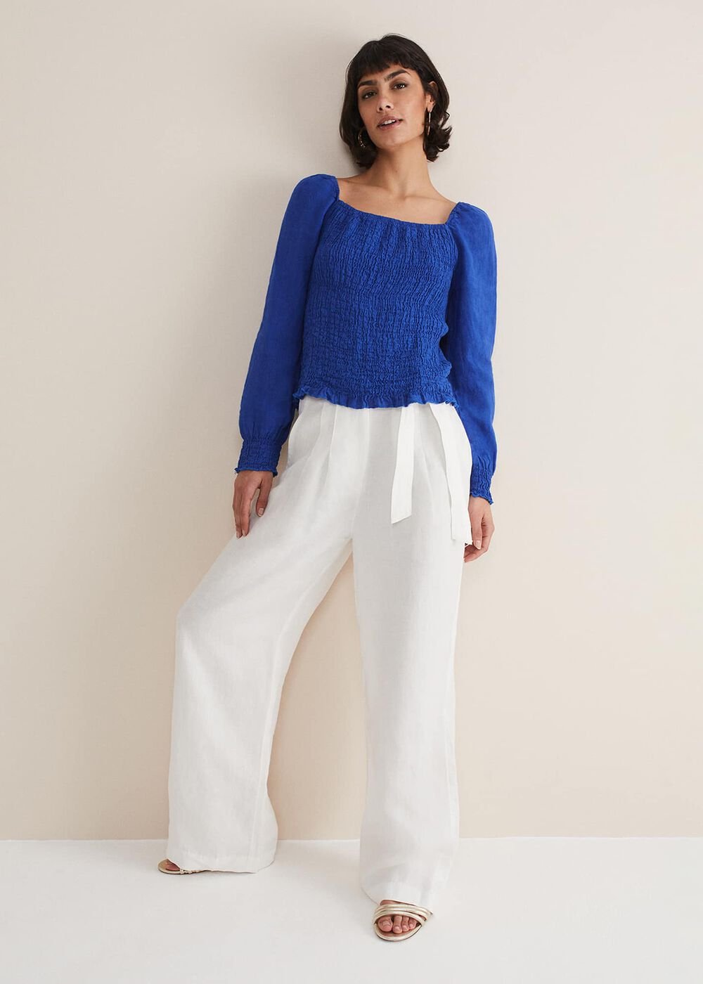 Esty Blue Blouse - Cobalt