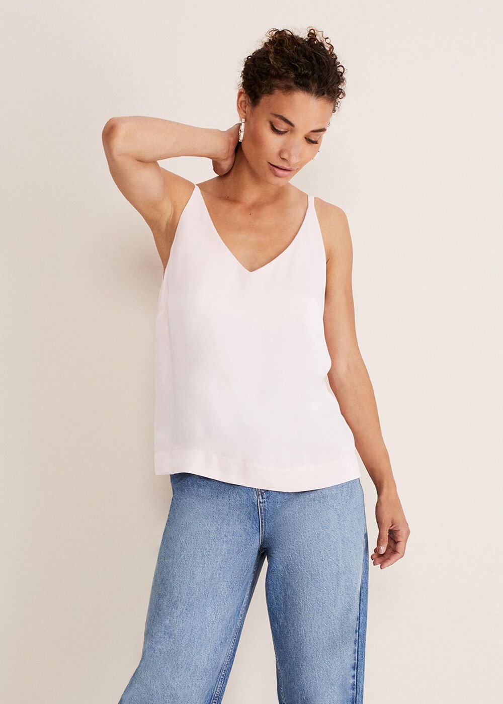 Alanis Cami Top - Pale Pink