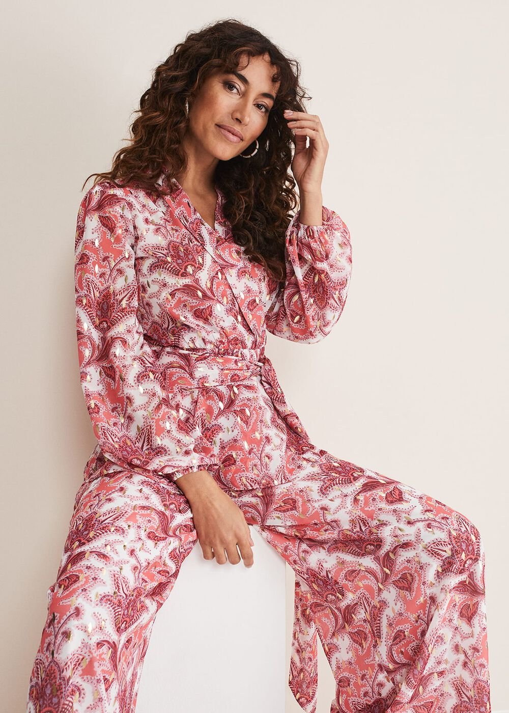 Arabella Print Top - Sunset/Multi