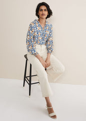 Poppy Floral Blouse - Cream/Multi