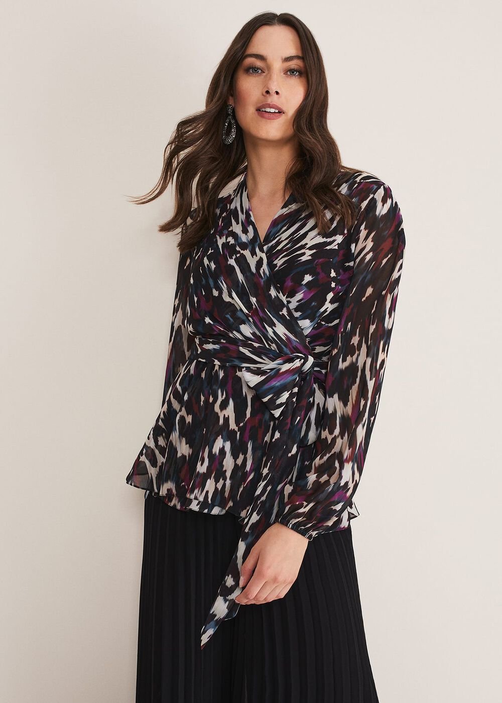 Florentine Printed Blouse - Multi-Coloured
