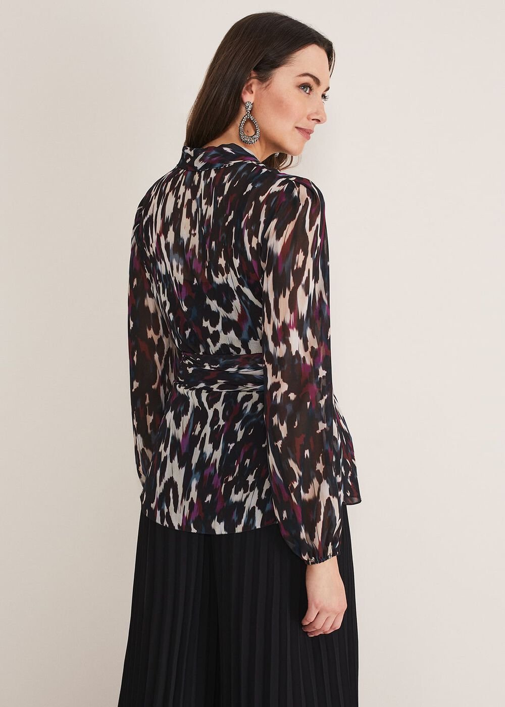 Florentine Printed Blouse - Multi-Coloured
