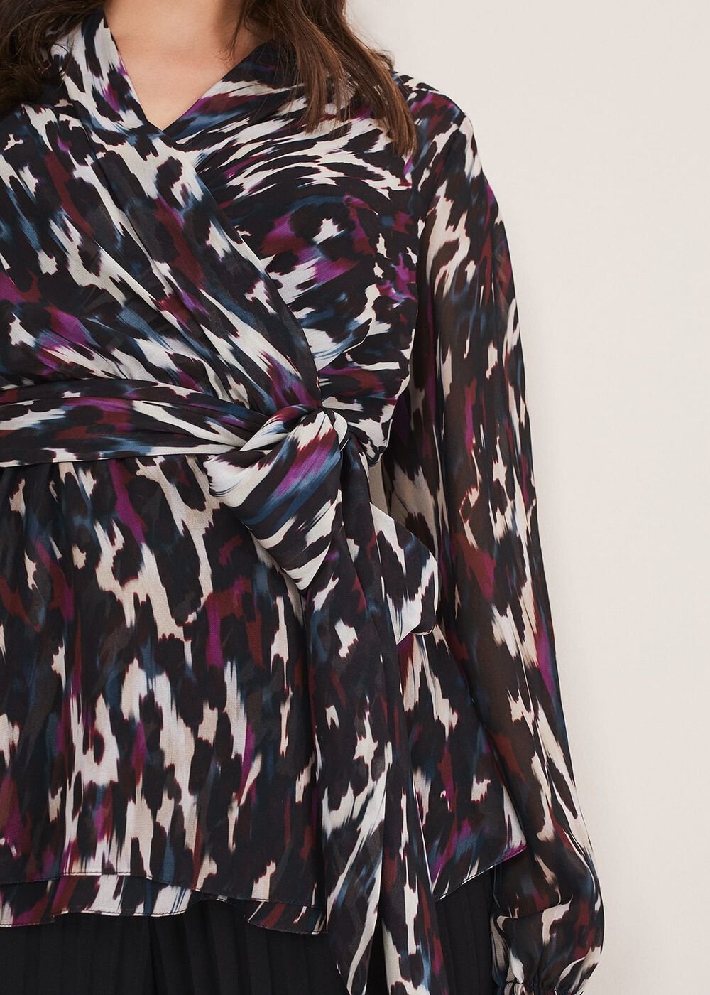 Florentine Printed Blouse - Multi-Coloured