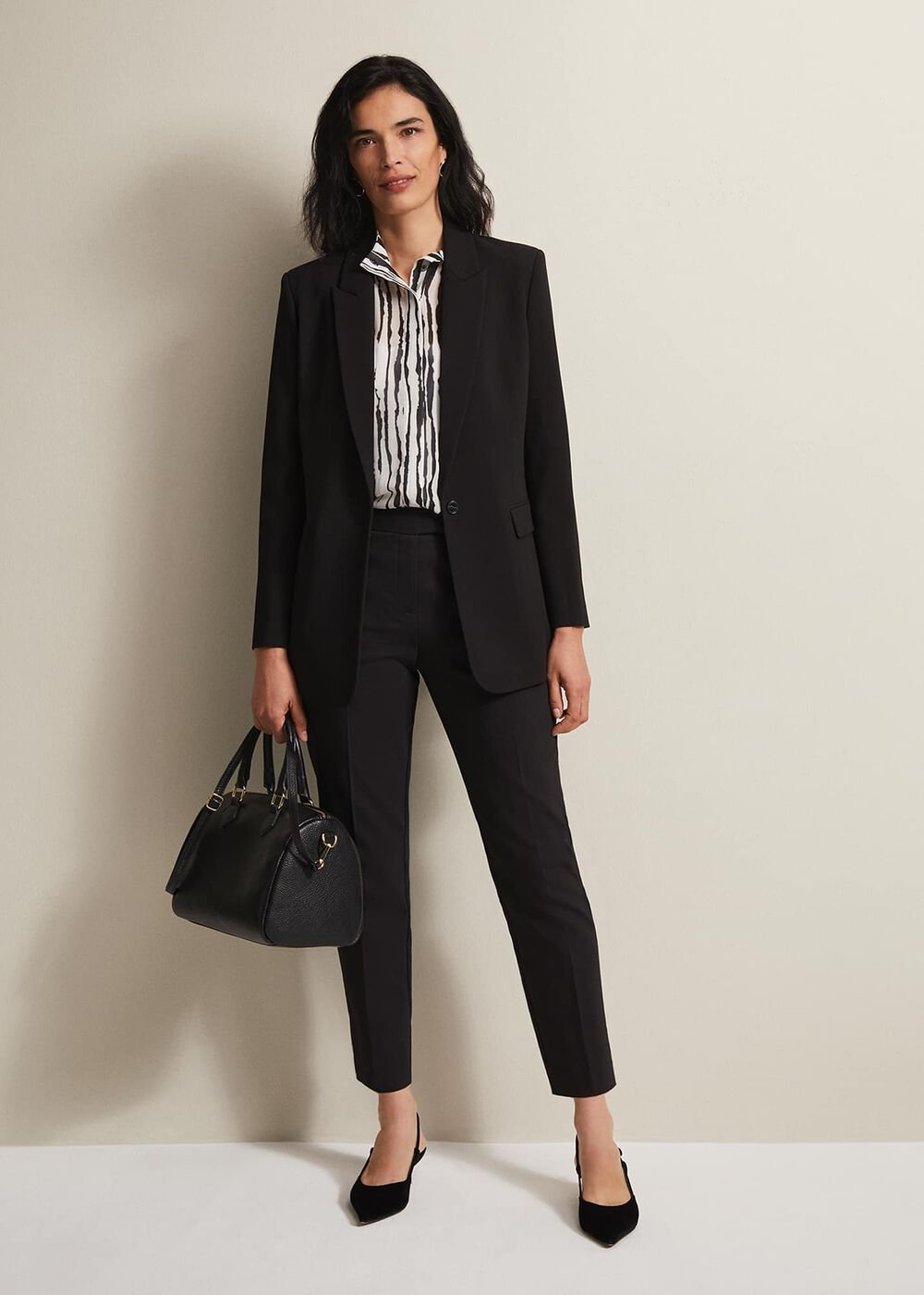 Leinani Mark Making Print Blouse - Black/Multi
