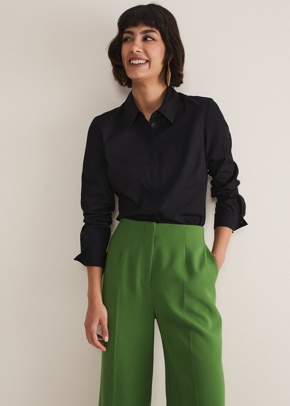 Black Fitted Shirt - Black
