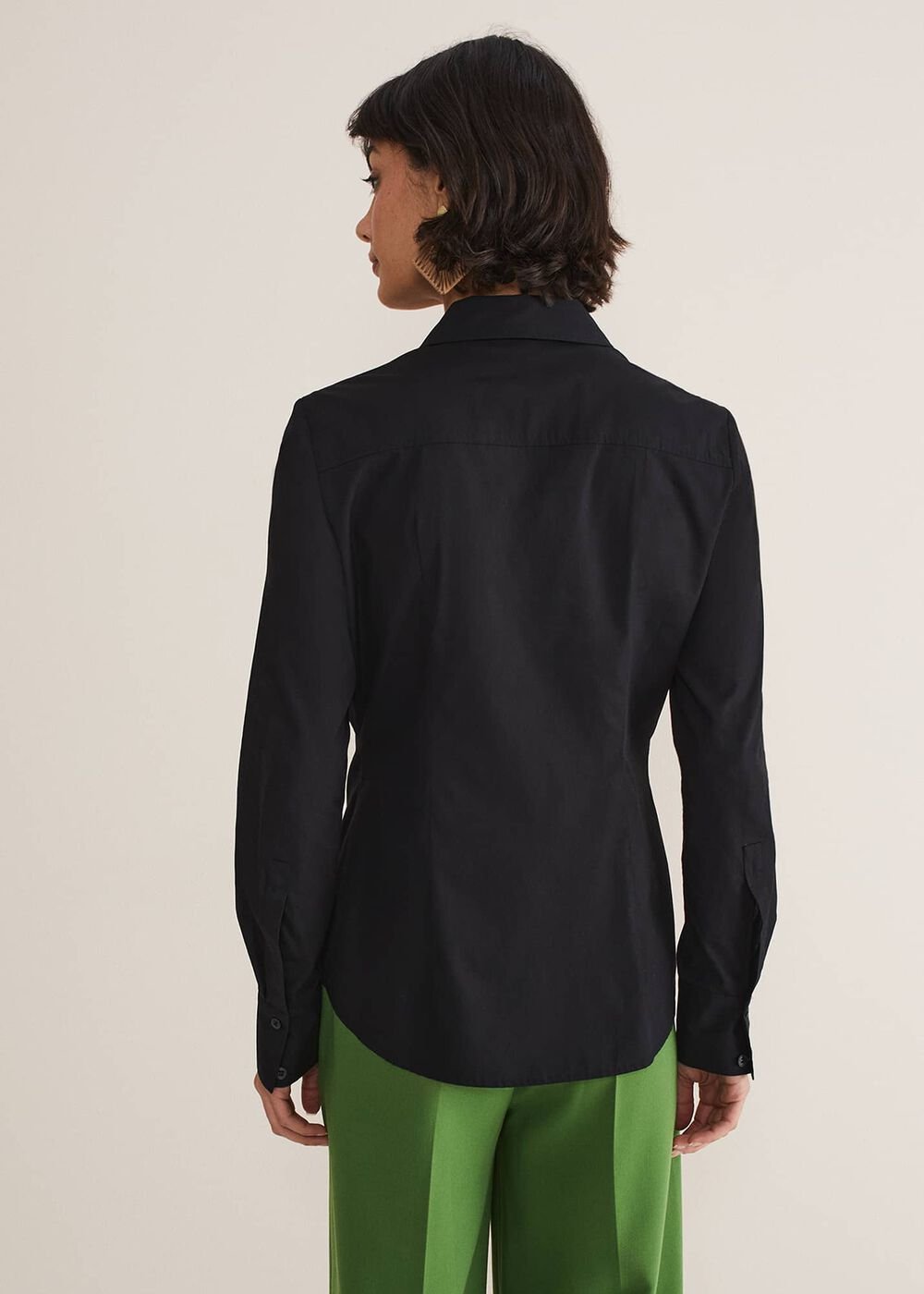 Black Fitted Shirt - Black