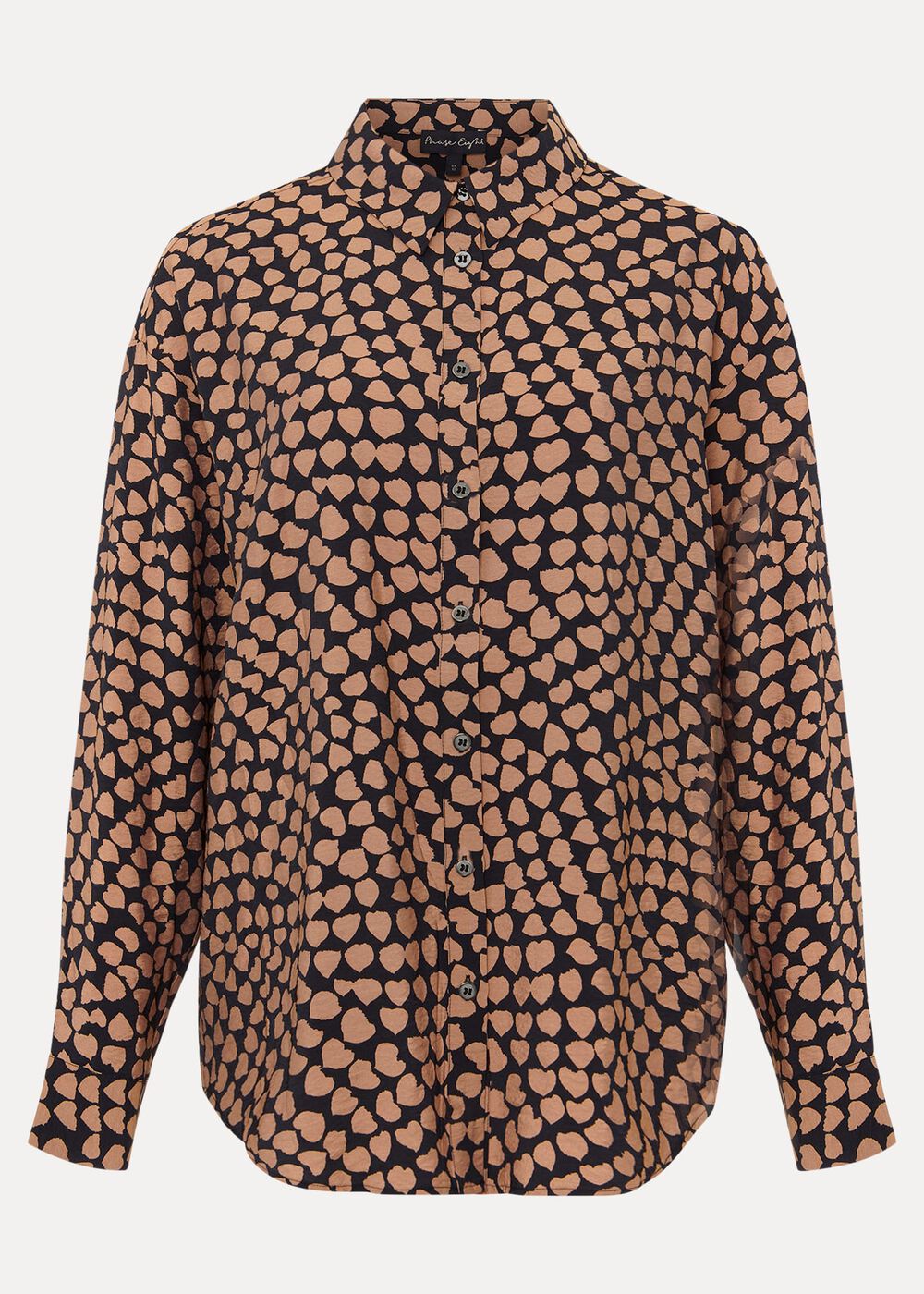 Darcie Heart Shirt - Black/Camel