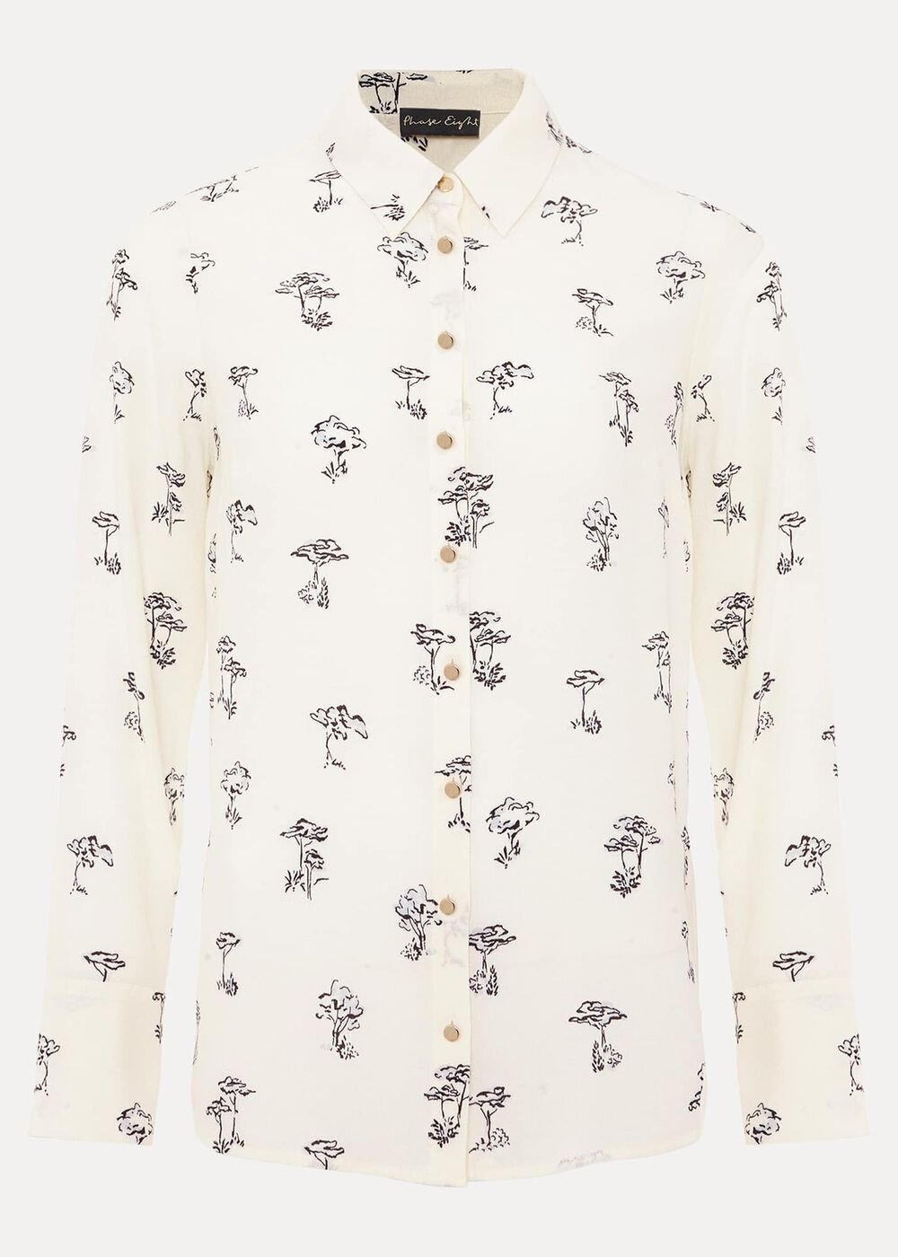 Riley Printed Shirt - Ivory