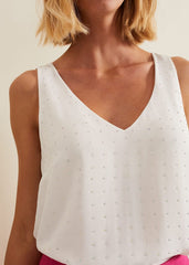 Hayley Hotfix Vest - Nude