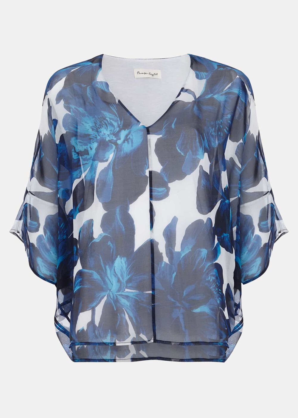 Syra Silk Blouse - Blue
