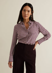 Gina Geo Print Shirt - Multi-Coloured