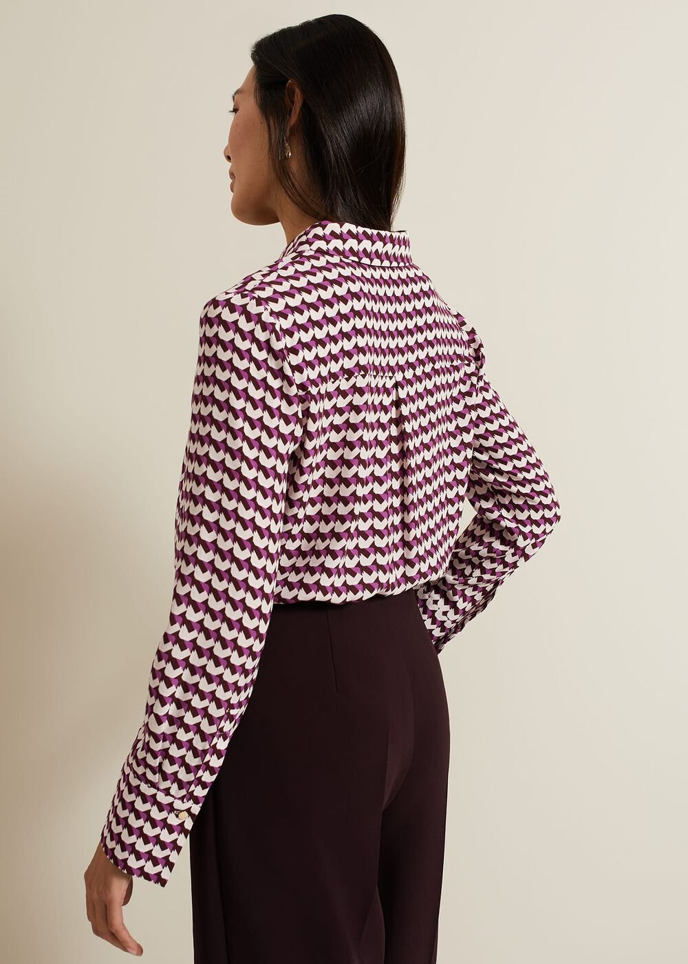 Gina Geo Print Shirt - Multi-Coloured